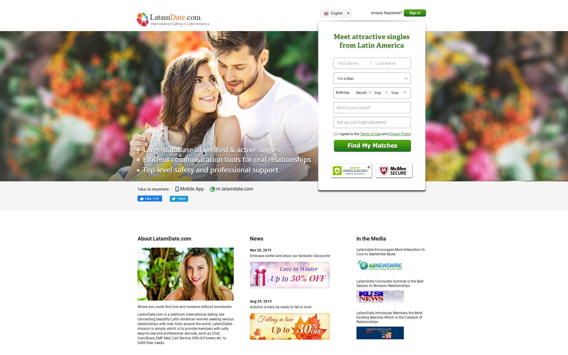 Free online dating latino